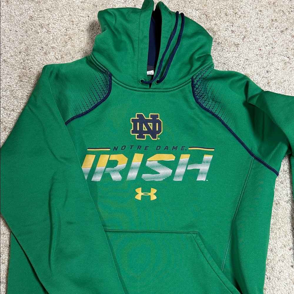 Under Armour Green Notre Dame Irish Hoodie